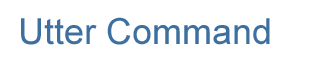 Utter Command